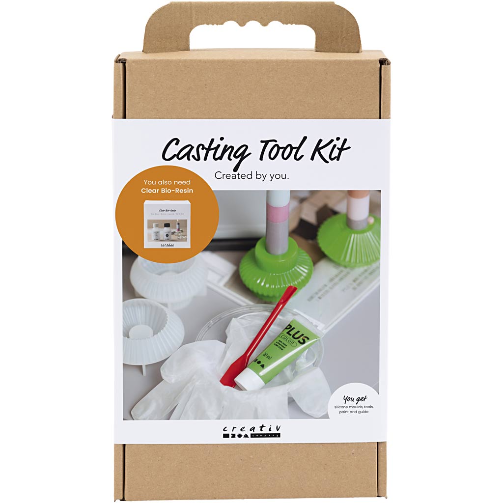 Creativ Company Gießwerkzeug-Set, hellgrün, 1 Box