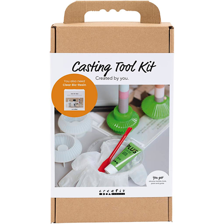 Creativ Company Gießwerkzeug-Set, hellgrün, 1 Box