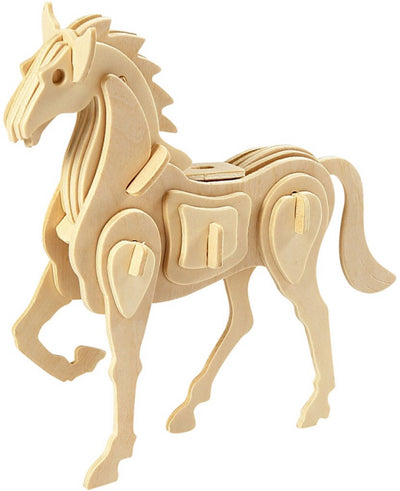 Creativ Company 3D-Puzzle, Pferd, Maße 18x4,5x16 cm, 1 Stück