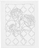 Creativ Company Malleinwand mit Druck, Rosen, D: 1,6 cm, Größe 24x30 cm, 360 g, 1 Stück