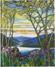 Übergroßes Notizbuch von Peter Pauper – Tiffany-Fenster – 18 x 23 cm