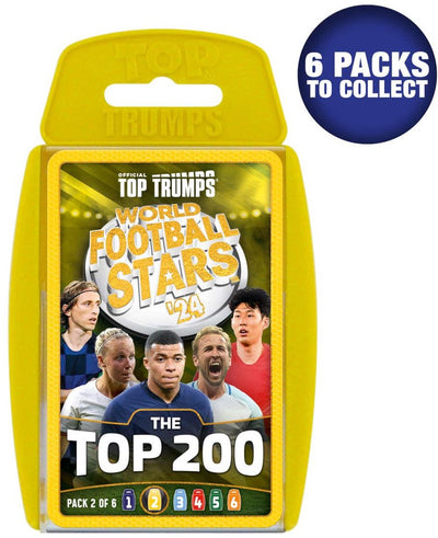 Gewinnzüge Top Trumpf – Kartenspiel – Weltfußballstars Top 200 – Pack 2 6 – Englisch