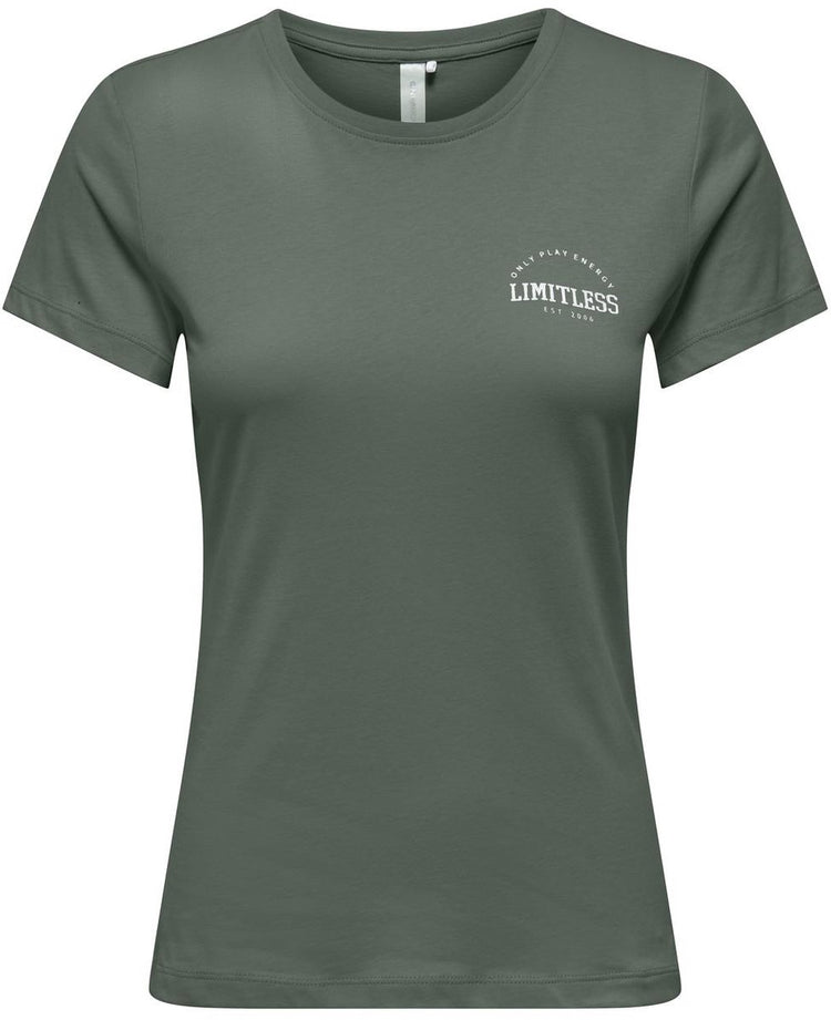 Only Play Cava Life Damen-Fitness-T-Shirt 15370927-Laurel – Farbe Grün – Größe XS