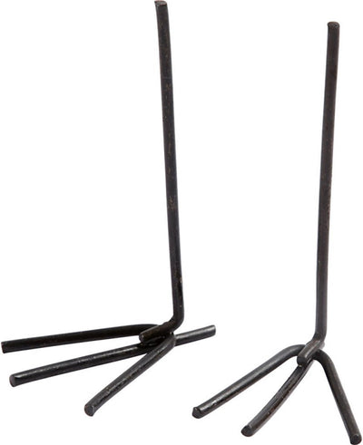 Creativ Company Hühnerfüße, H: 5 cm, B: 2 cm, schwarz, 10 Paar 1 Box