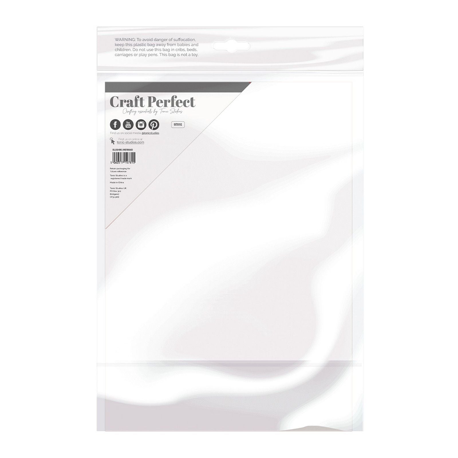 Craft Perfect von Tonic Studios Craft Perfect • Spiegelkarte, schillernd, 250 g, Engelsfeuer, 5 Stück