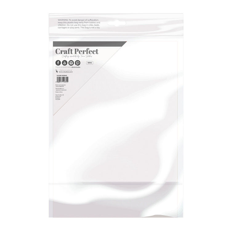 Craft Perfect von Tonic Studios Craft Perfect • Spiegelkarte, schillernd, 250 g, Engelsfeuer, 5 Stück