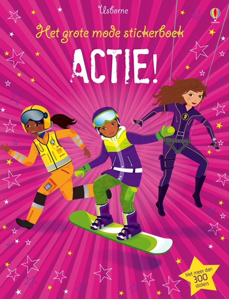 Großes Fashion-Stickerbuch: Action. 4+