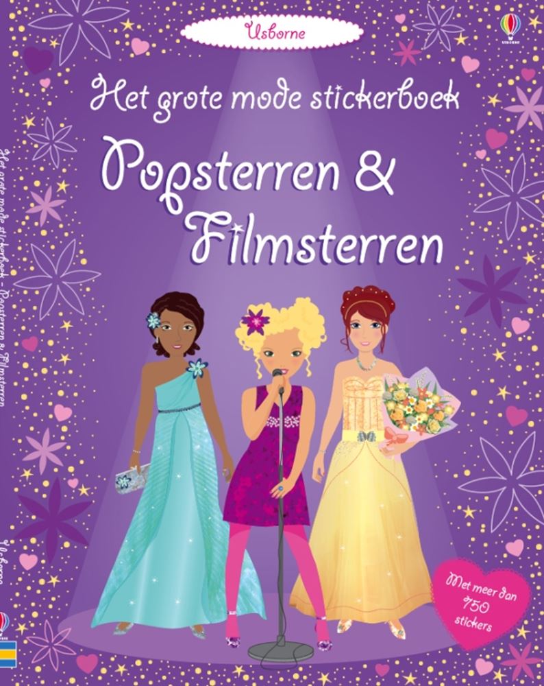 Großes Mode-Stickerbuch: Popstars
