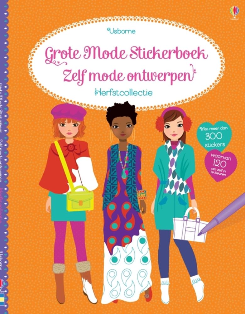 Großes Mode-Stickerbuch: Herbstkollektion