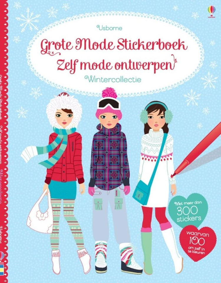 Großes Mode-Stickerbuch: Winterkollektion