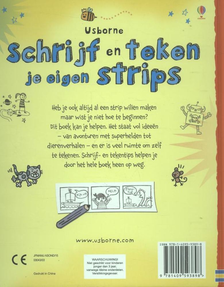 Schreiben und zeichnen Sie Ihre eigenen Comics. 8+