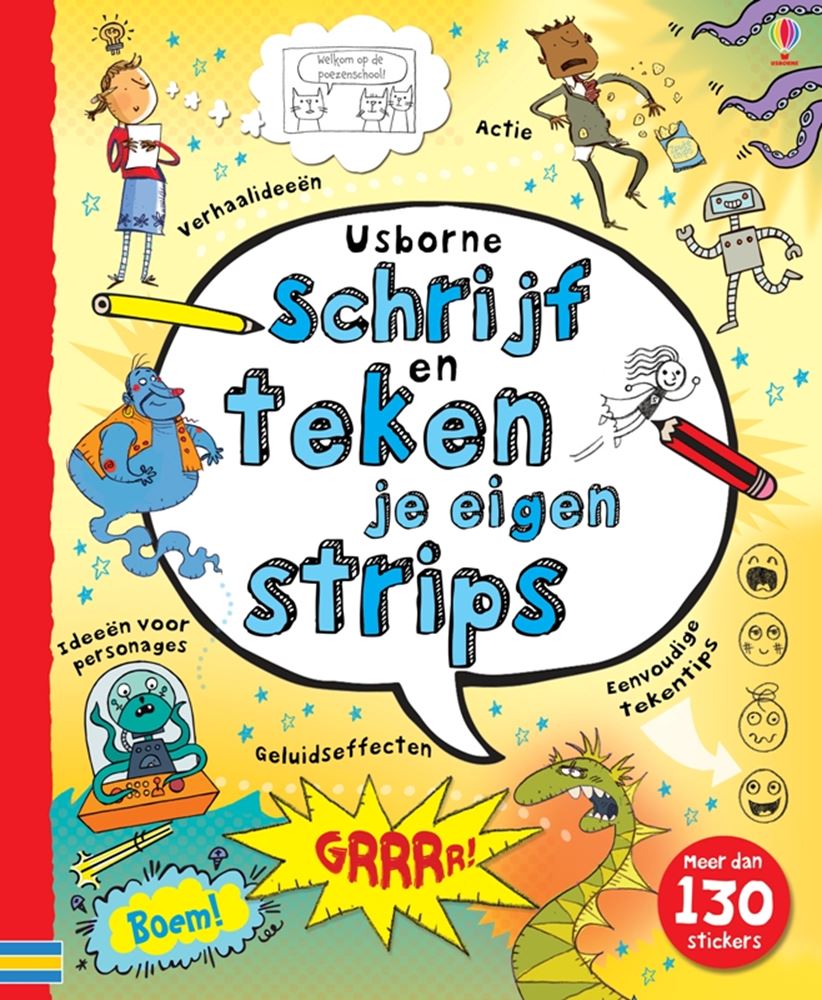 Schreiben und zeichnen Sie Ihre eigenen Comics. 8+