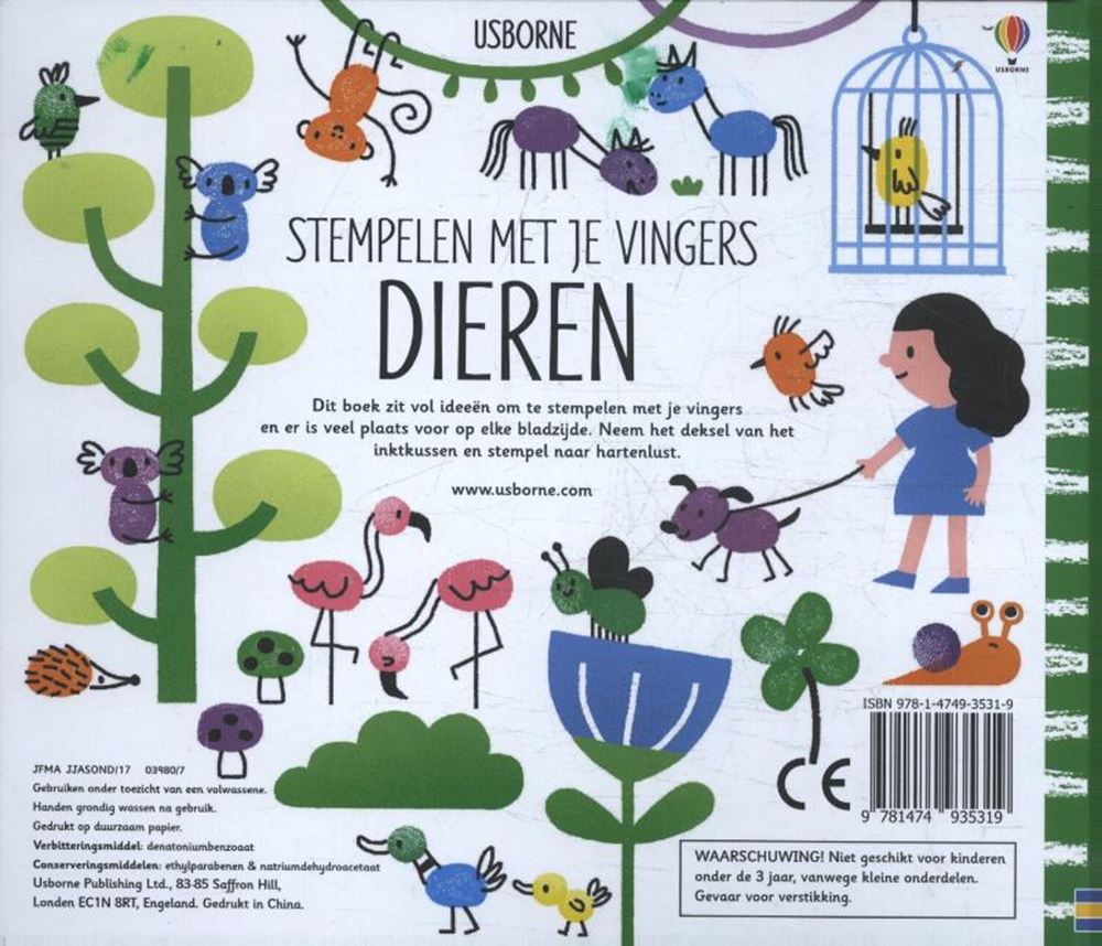 Mit den Fingern stampfen - Tiere