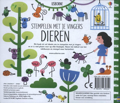 Mit den Fingern stampfen - Tiere