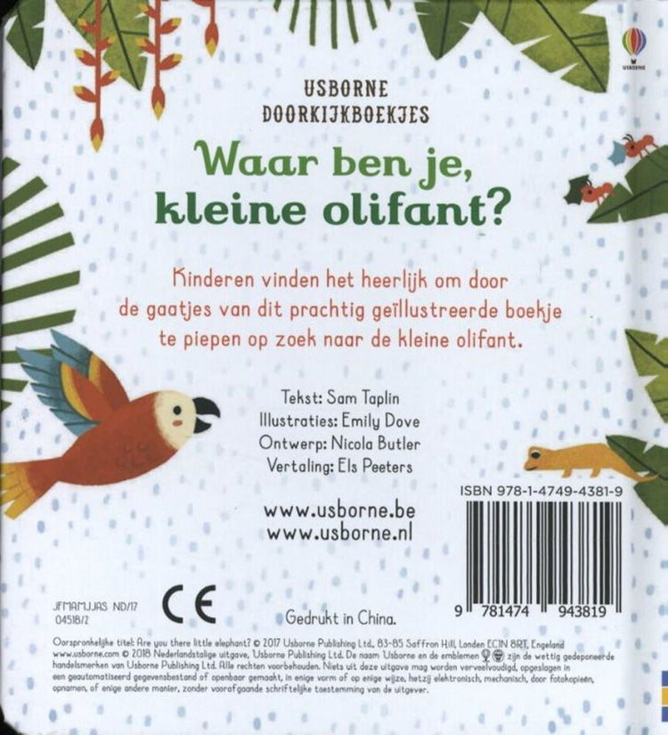 Schau durch: Wo bist du, kleiner Elefant. +