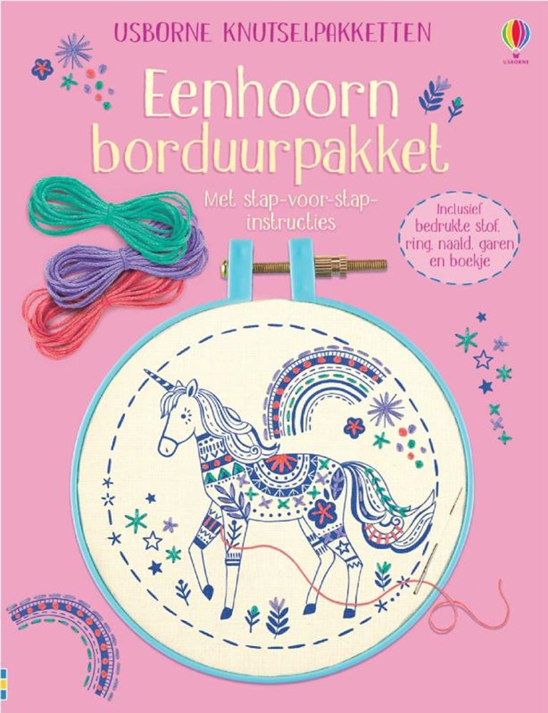 Einhorn-Kreuzstichset. 7+