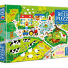 Buch und Puzzle auf der Farm