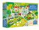 Buch und Puzzle auf der Farm