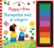 Poppy und Sam. Mit den Fingern stampfen.