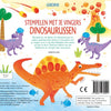 Mit den Fingern stempeln - Dinosaurier