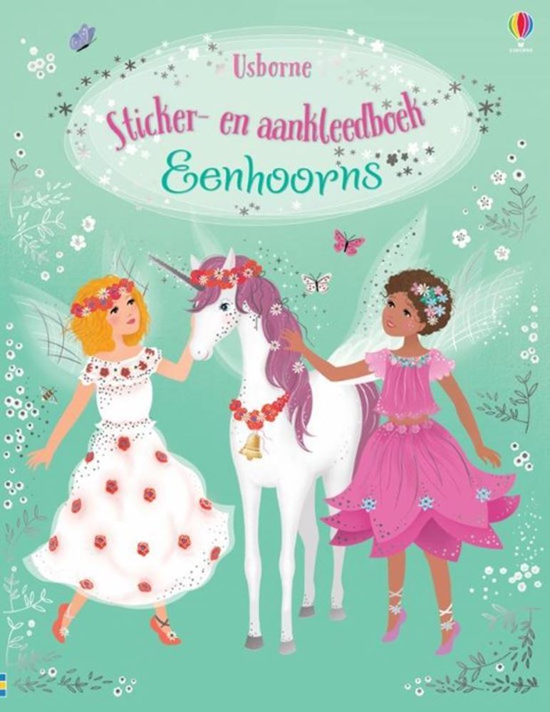 WPG Uitgevers Stickeren Dressing Book Unicorns