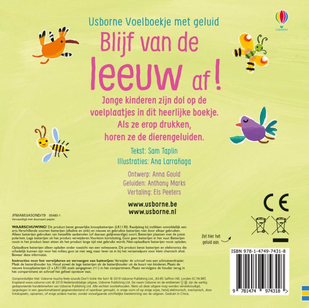 Klangbuch: Finger weg vom Löwen! 1+
