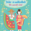 Aufkleber- und Anziehbuch rund um die Welt.