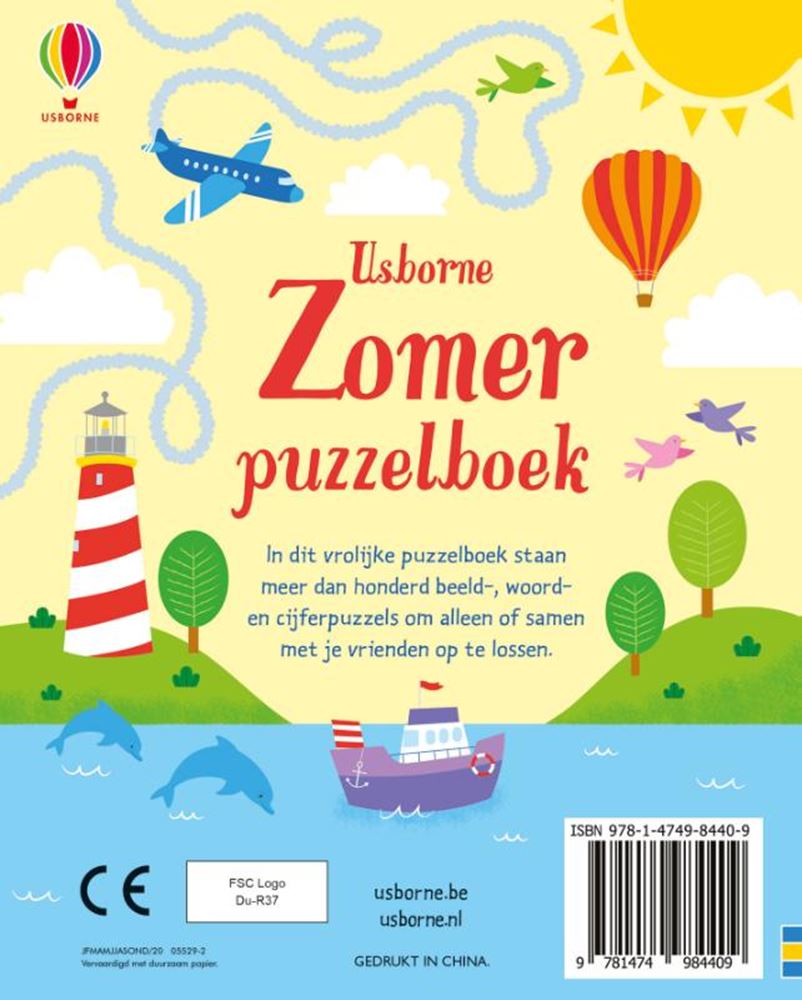 NL – Usborne-Sommerrätselbuch. 6+