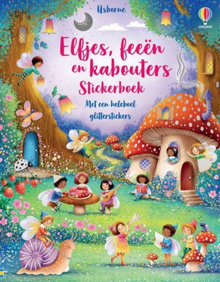 Stickerbuch: Elfen, Feen und Zwerge.