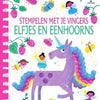 Mit den Fingern stempeln - Elfen und Einhörner
