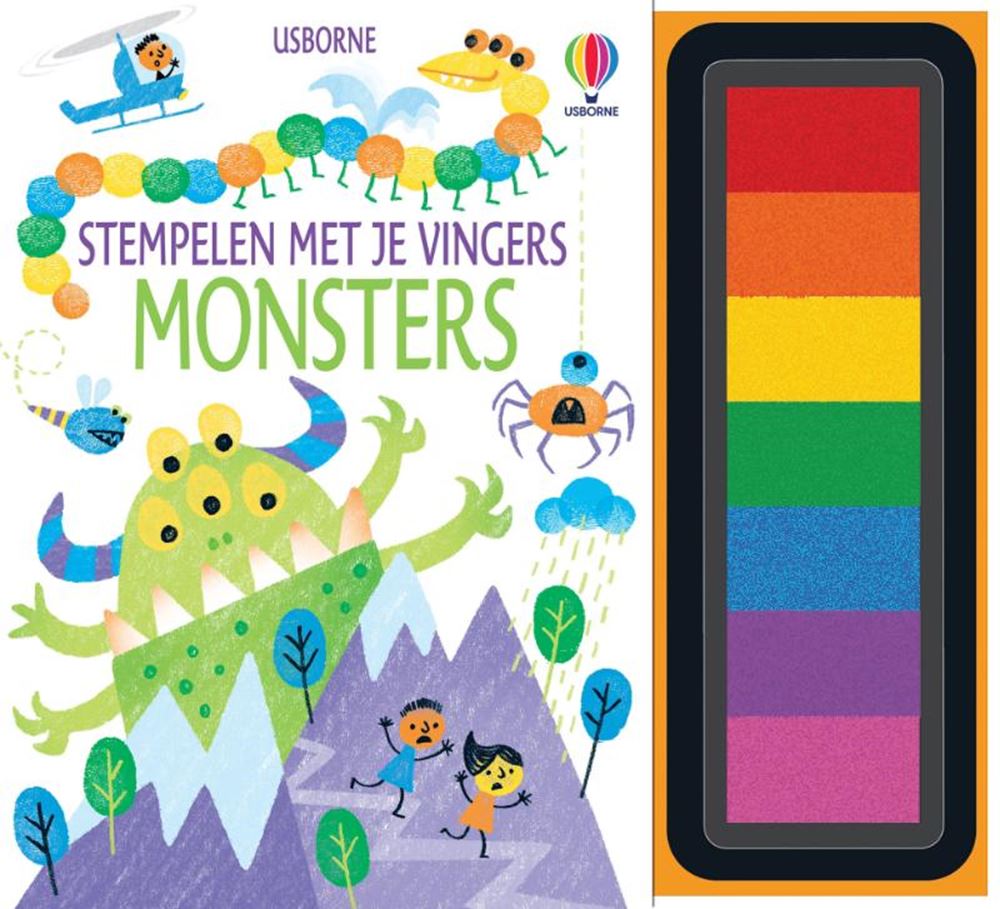 Monster. Mit den Fingern stampfen. 4+