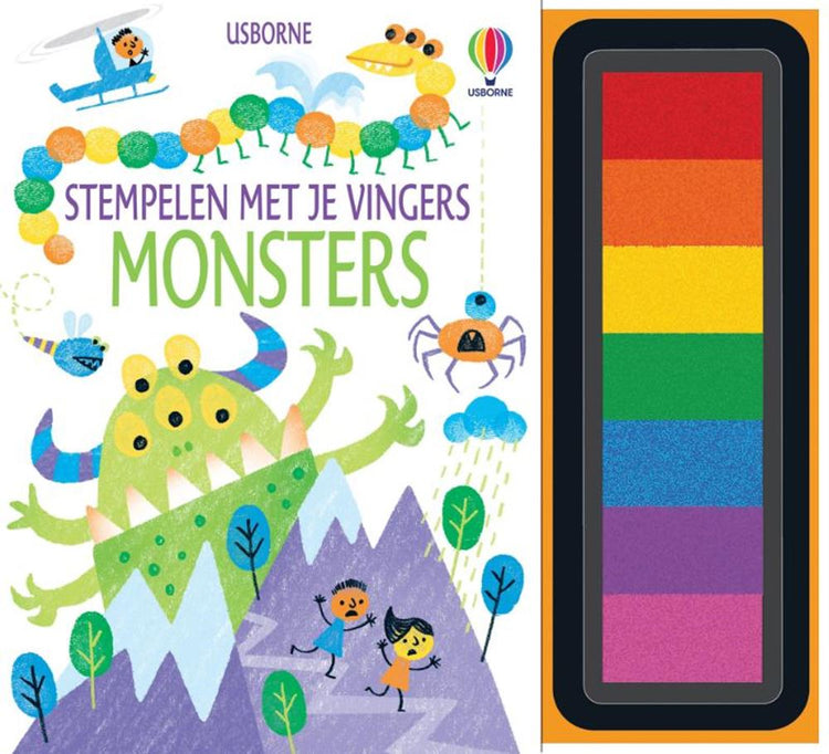 Monster. Mit den Fingern stampfen. 4+