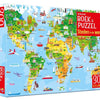Buch mit Puzzle, Städte der Welt. 5+