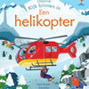 Schauen Sie in einen Hubschrauber. 3+