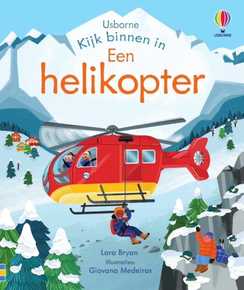 Schauen Sie in einen Hubschrauber. 3+