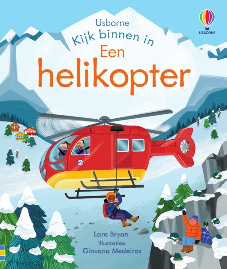 Schauen Sie in einen Hubschrauber. 3+