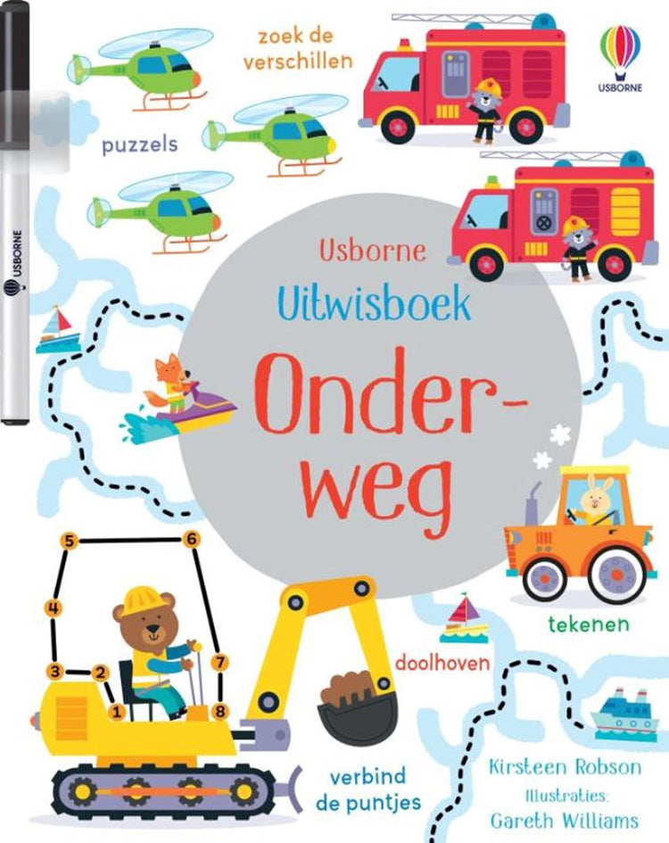 Buch mit Marker löschen. unterwegs 3+