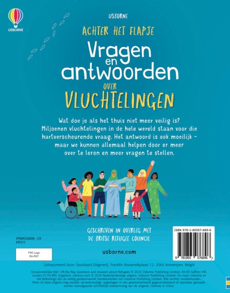 Über Flüchtlinge. Brettbuch. 4+