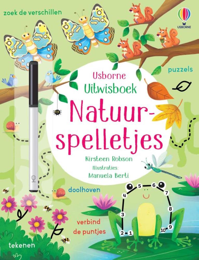 Naturspiele-Löschbuch. 3+