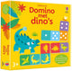 Domino mit Dinosauriern. 3+