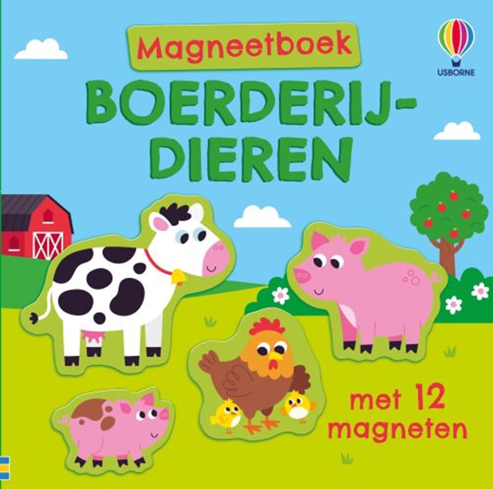 Magnetisches Buch Bauernhoftiere 3+