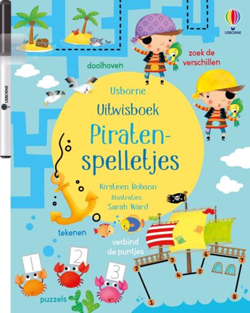 Buch-Piraten-Spiele löschen 3+
