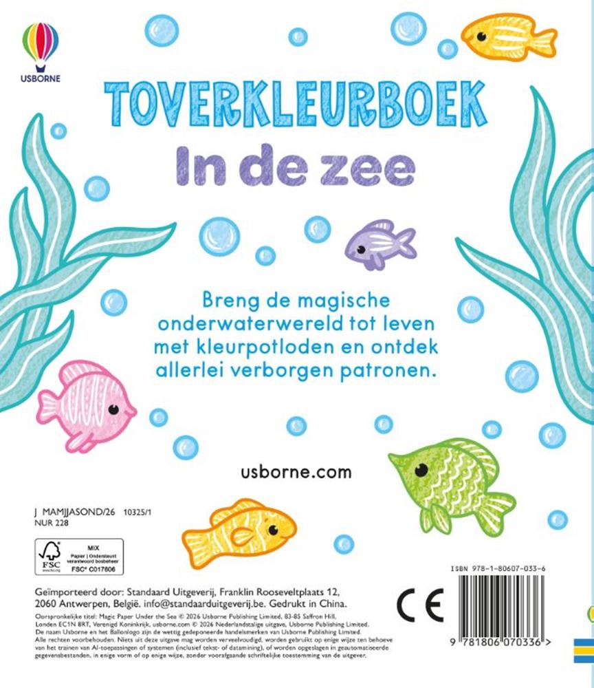 Magisches Malbuch: im Meer. 3+