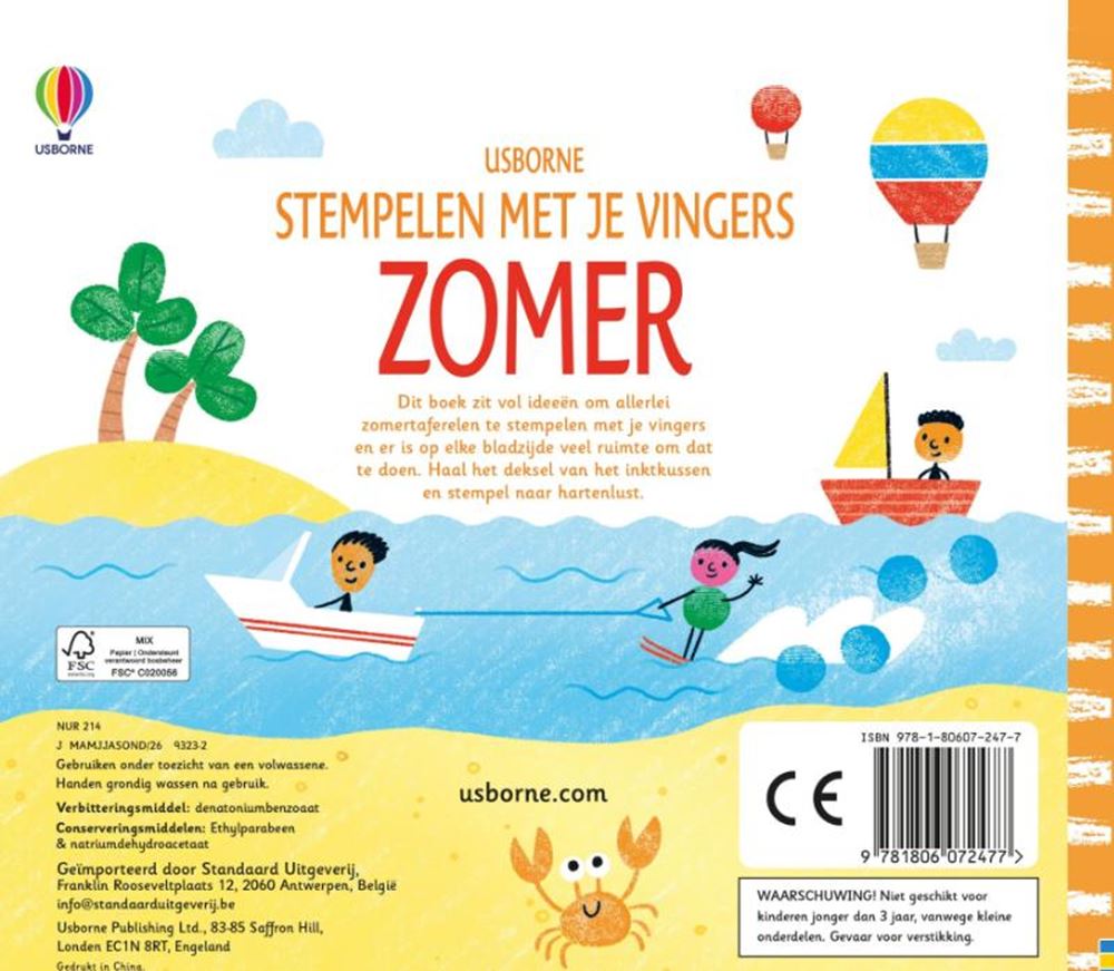 Stempeln mit den Fingern Sommer 6+