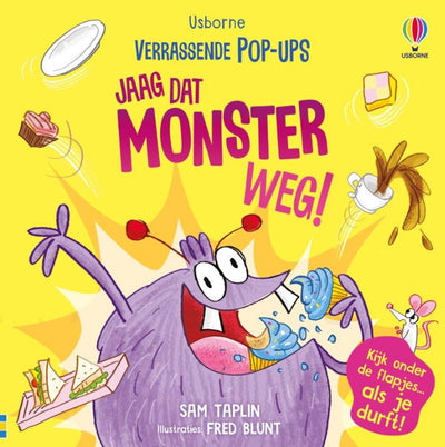 Verjage das Monster! Pop-up-Buch. 3+