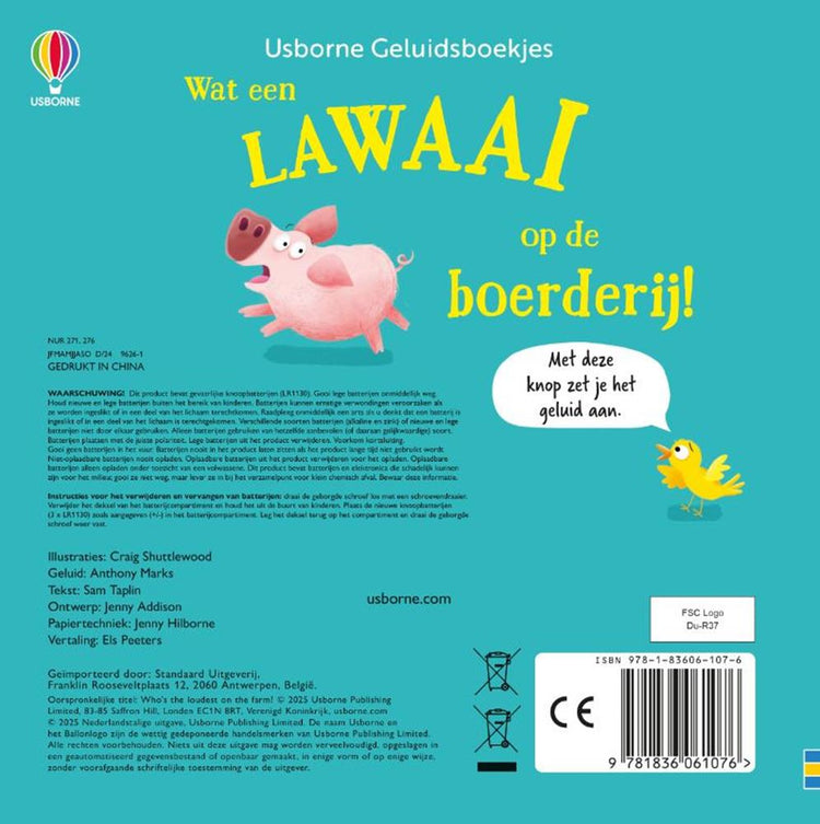 Geräusche, was für ein Lärm auf dem Bauernhof!