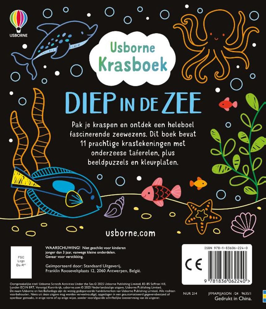 Rubbelbuch: Tief im Meer. 6+