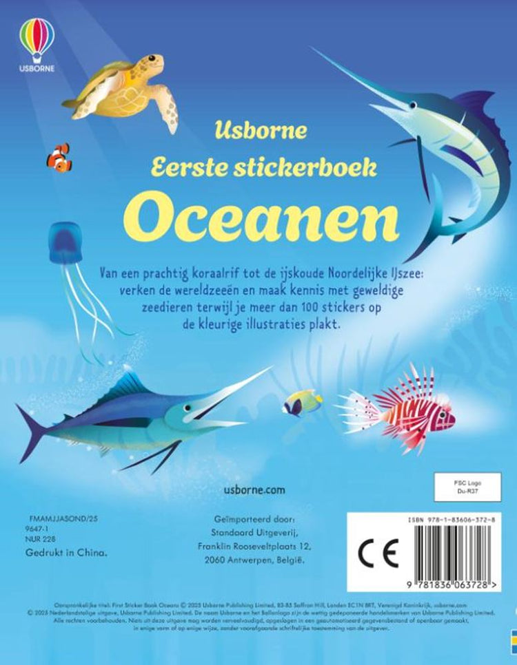 Stickerbuch: Ozeane. 3+