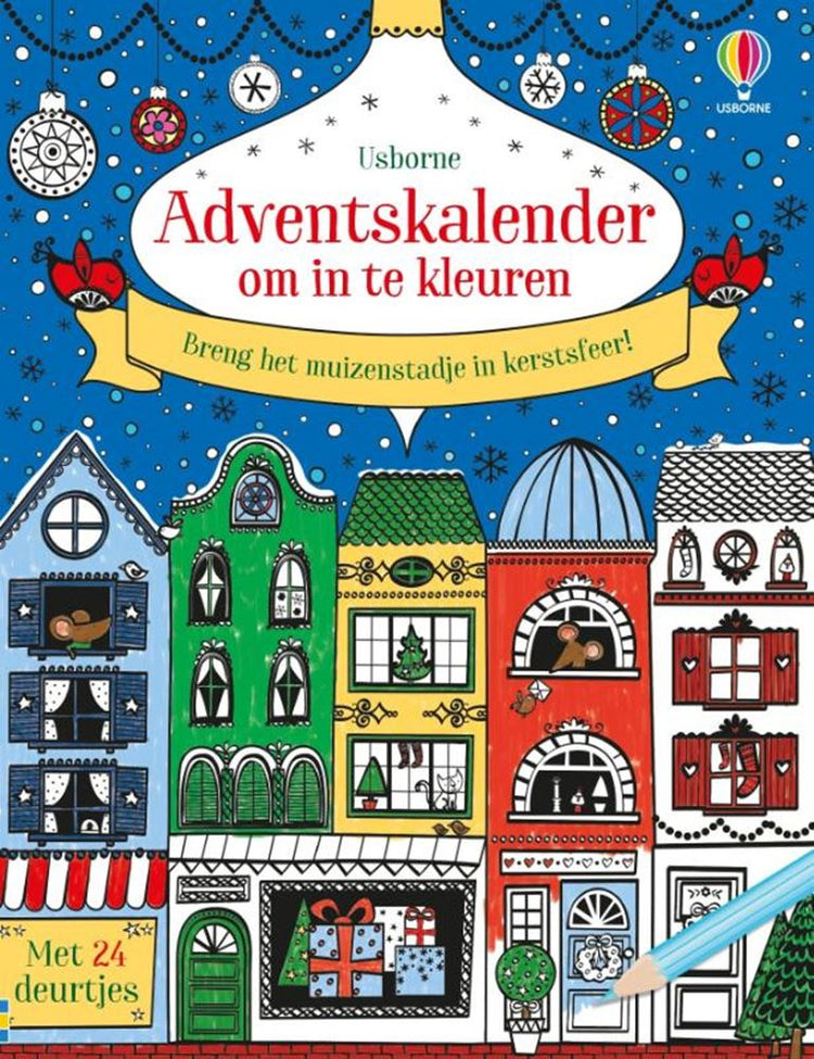 Adventskalender zum Ausmalen 3+