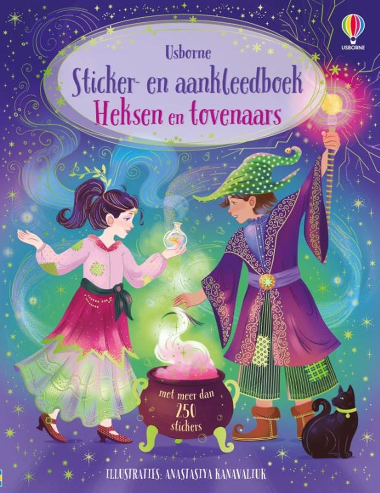 Stickerbuch: Hexen und Zauberer 3+